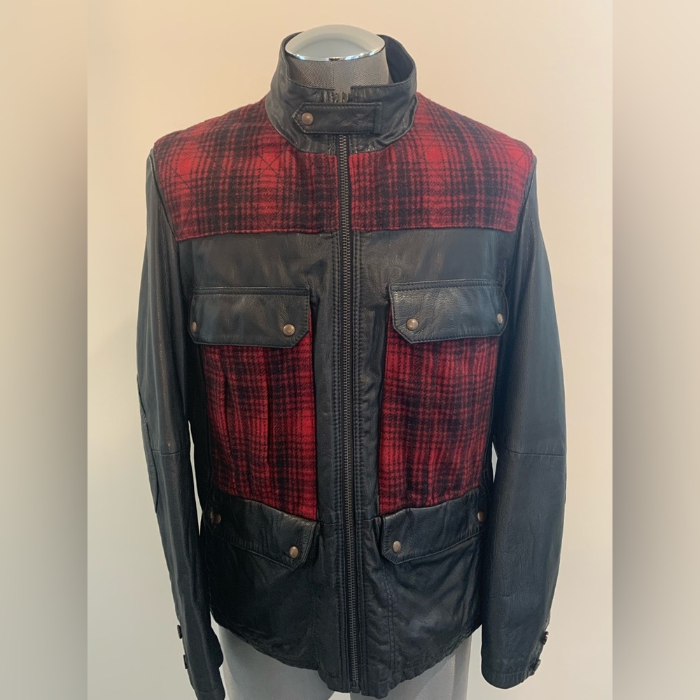Hugo Boss Leather/Cotton Jacket